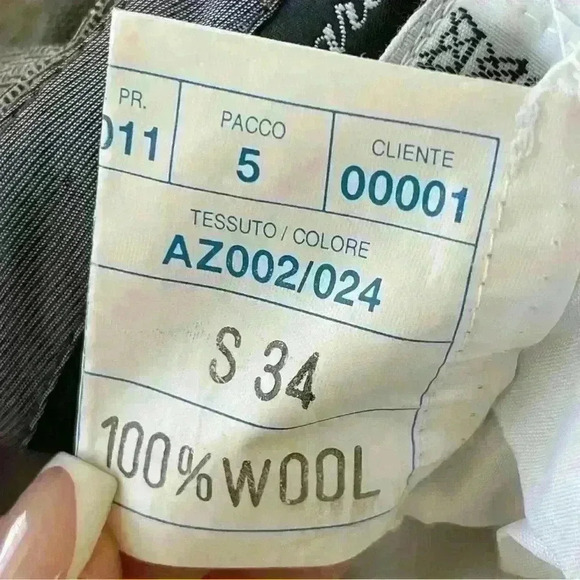 Aldo Ferrari Mens Pants 100 % Wool Rome Italy Size S34 Pleated Formal Office - Picture 8 of 13